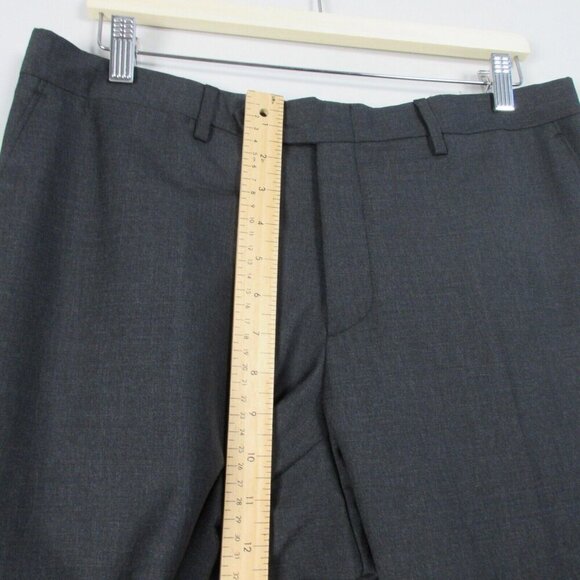 Lanificio Di Tollegno Wool Suit Set Men's Black Business Single Breasted 50 840 - Picture 14 of 16